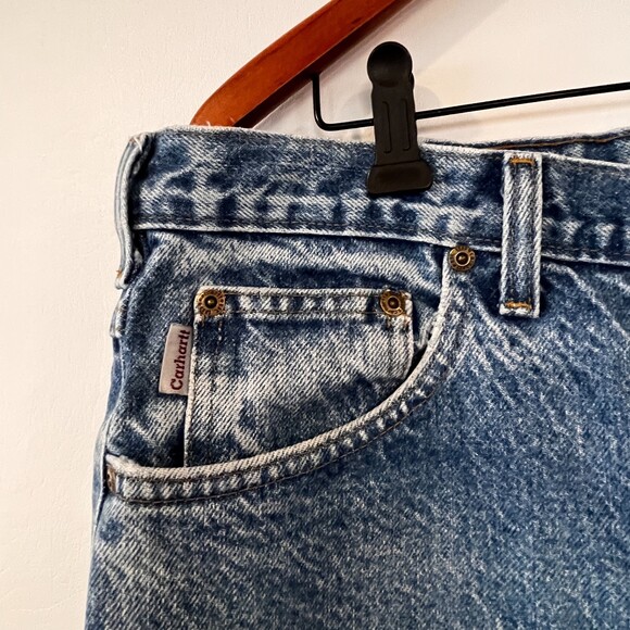 Carhartt Jeans Size 38 x 32 (actual 36 x 31)  B1113 DST Casual Work - Picture 3 of 7